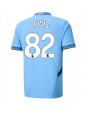 Manchester City Rico Lewis #82 Domácí Dres 2024-25 Krátký Rukáv